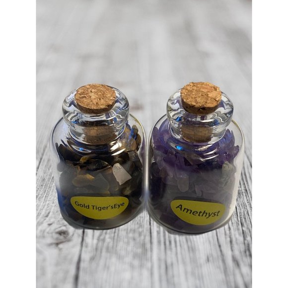 Mini Bottles Crystal Gems Stones Chip - Picture 6 of 9